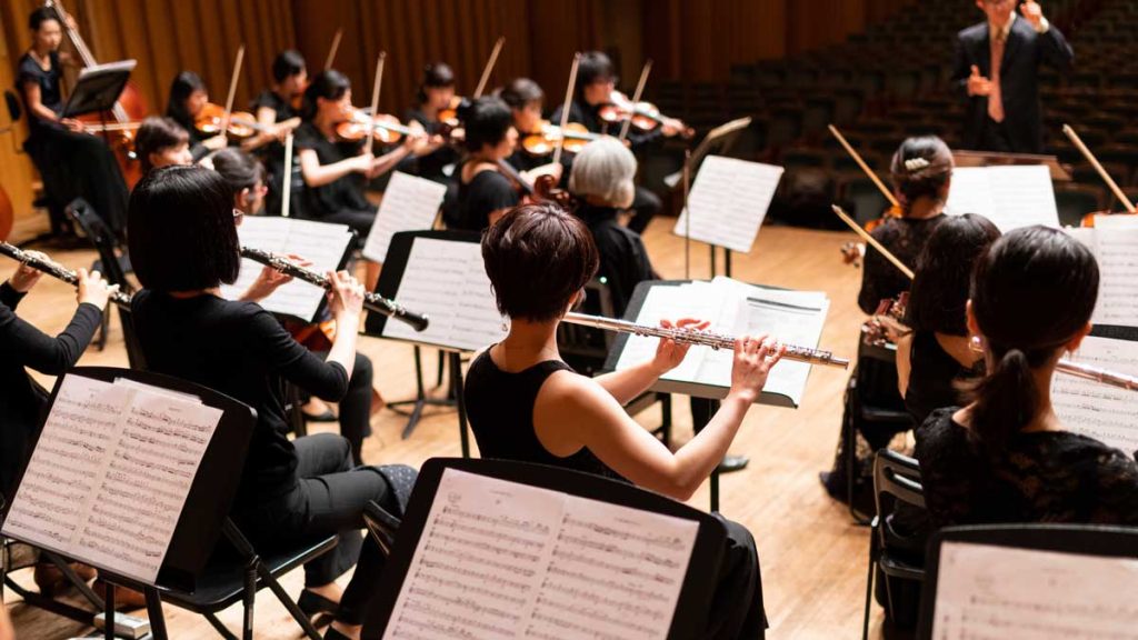 Behind the Scenes at an Orchestra Rehearsal