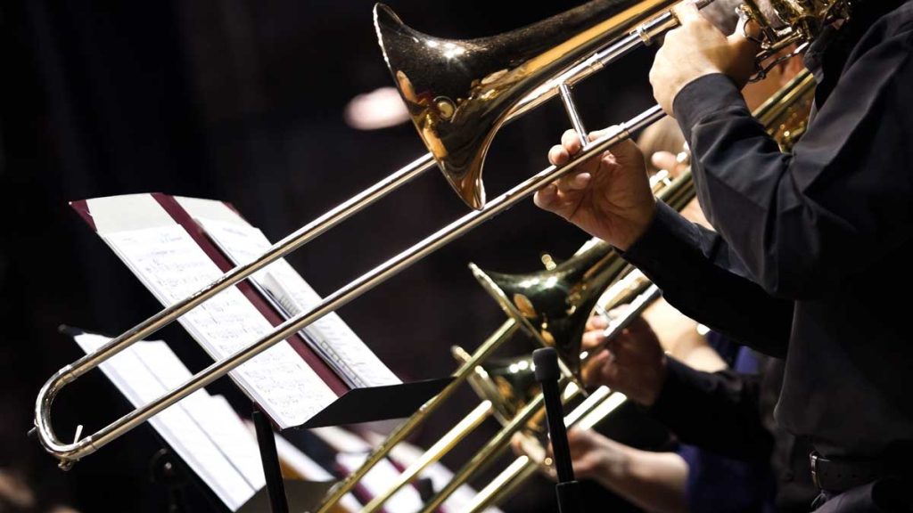 Brass Section in an orchestra